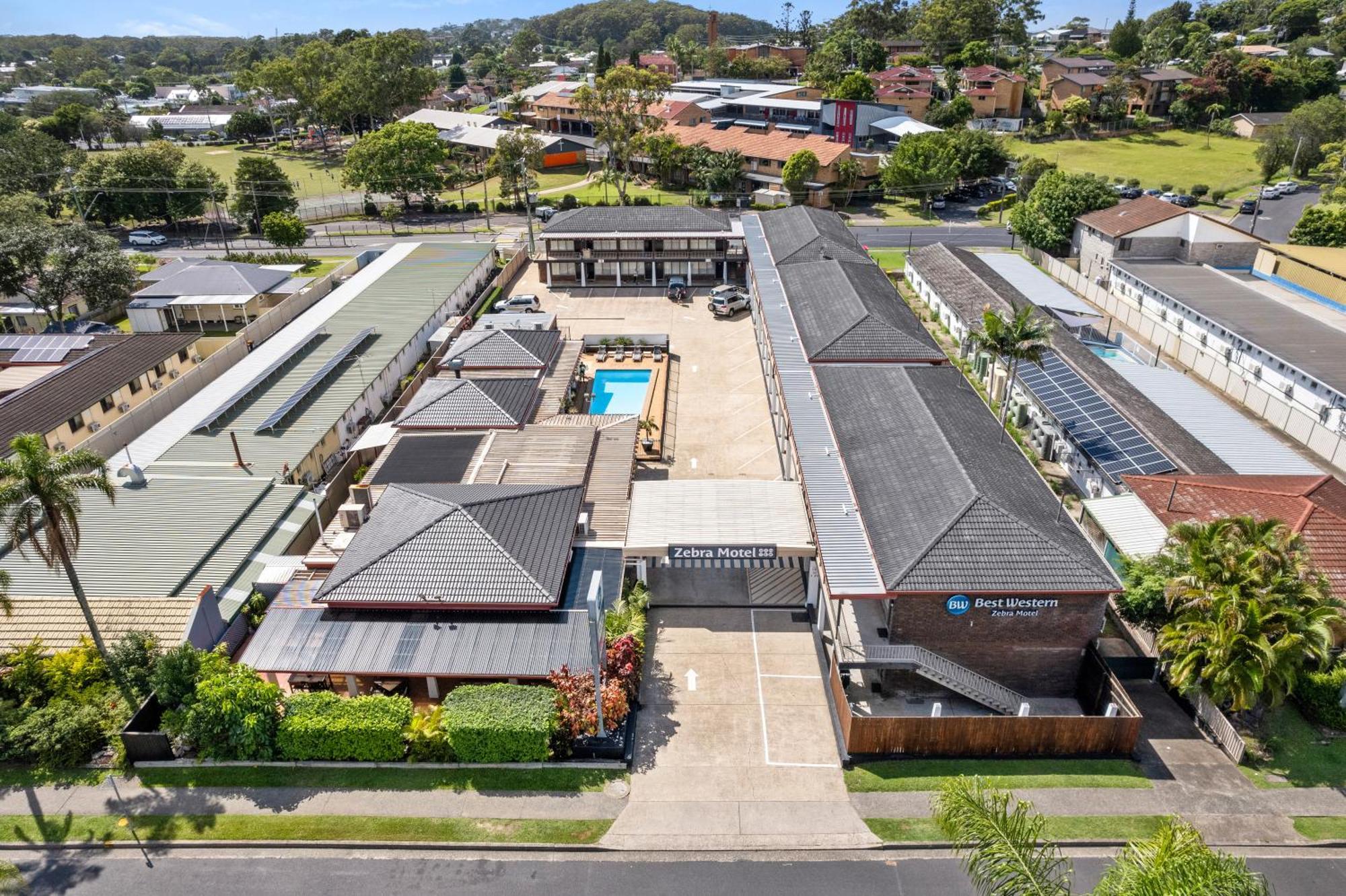 Zebra Motel Coffs Harbour Eksteriør bilde